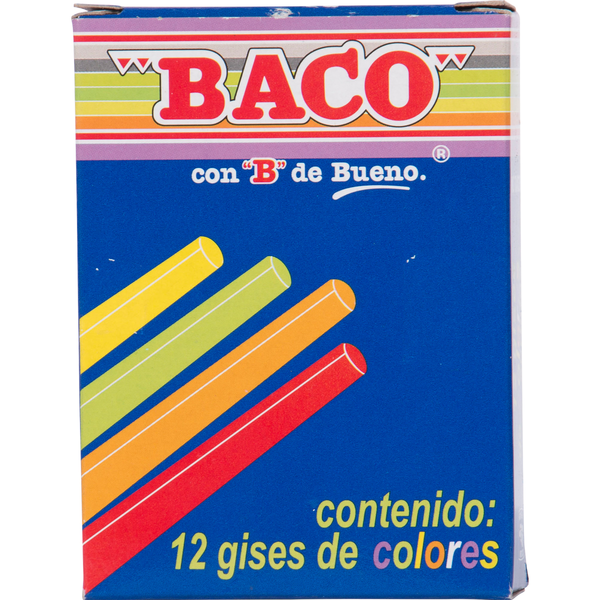 Gises de colores Baco