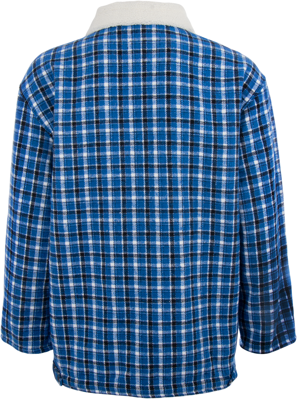 Sobrecamisa Cuadros Azul Interior Sherpa Caballero