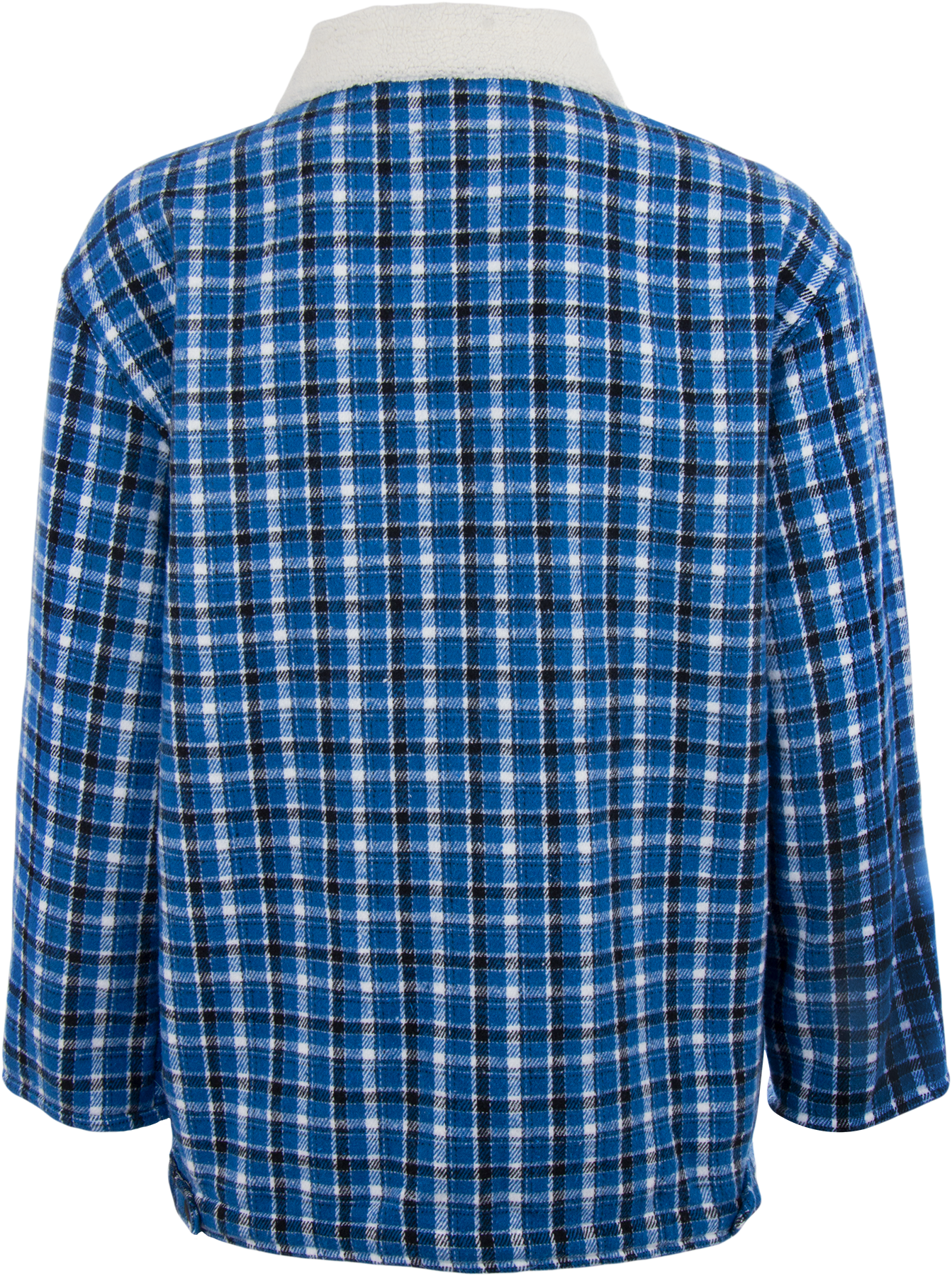 Sobrecamisa Cuadros Azul Interior Sherpa Caballero