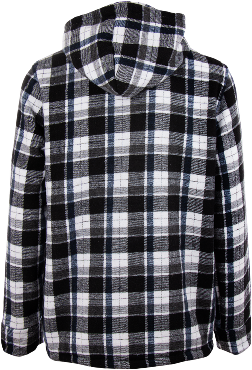 Sobrecamisa Cuadros con Gorro Interior Sherpa Caballero