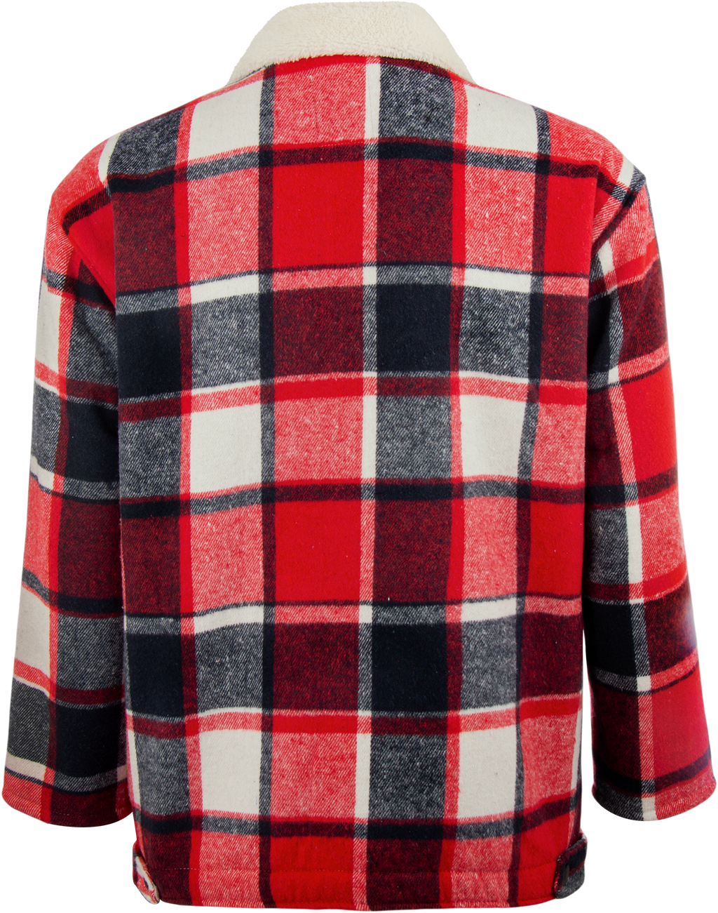 Sobrecamisa Cuadros Rojo Interior Sherpa Caballero