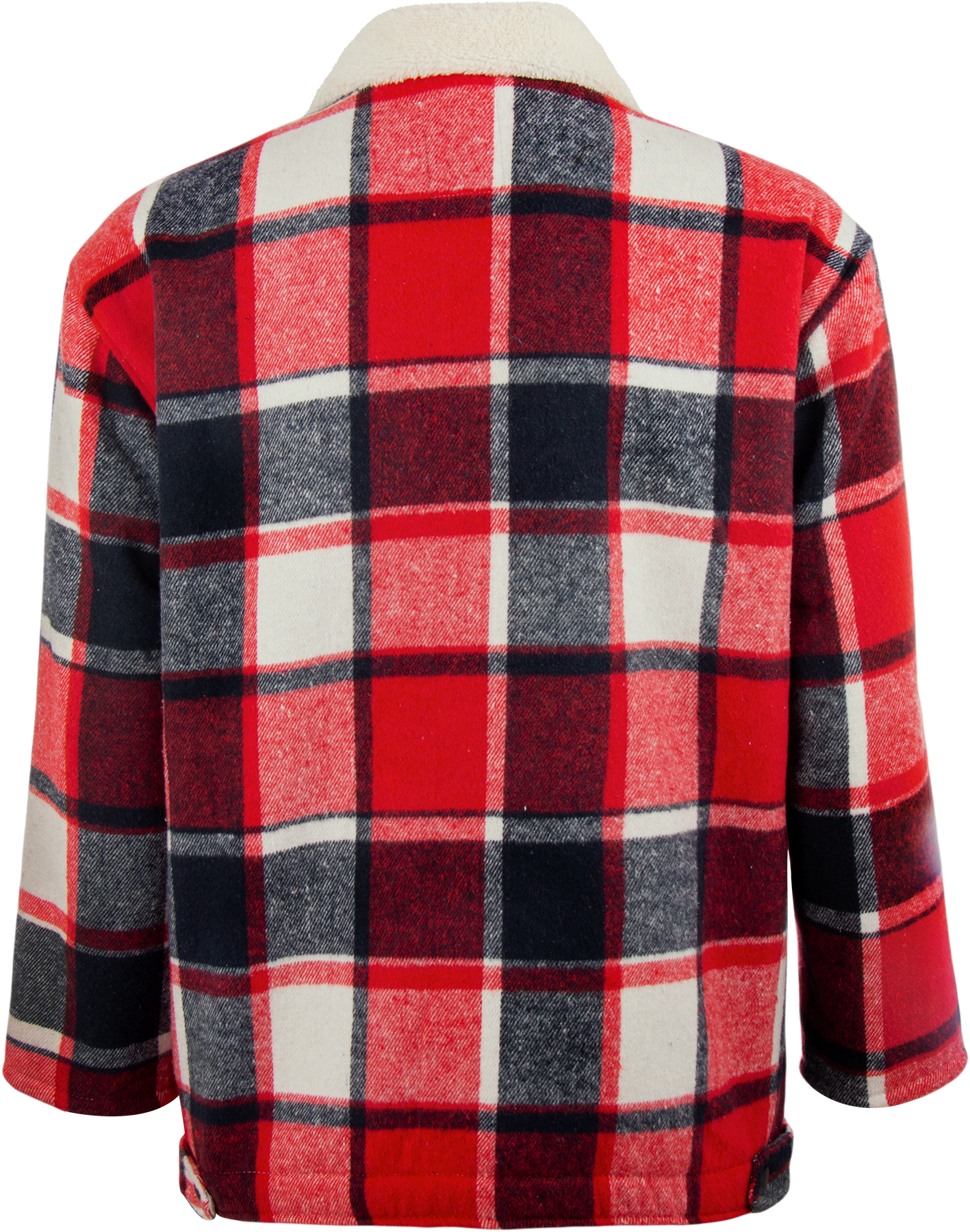 Sobrecamisa Cuadros Rojo Interior Sherpa Caballero