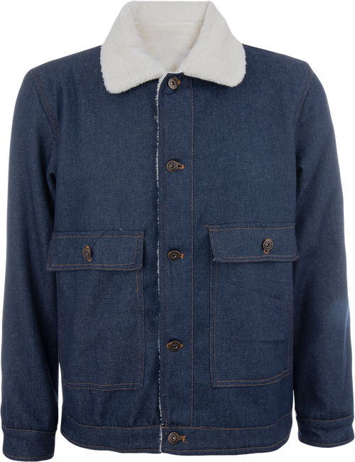 Chamarra Mezclilla Interior Sherpa Caballero