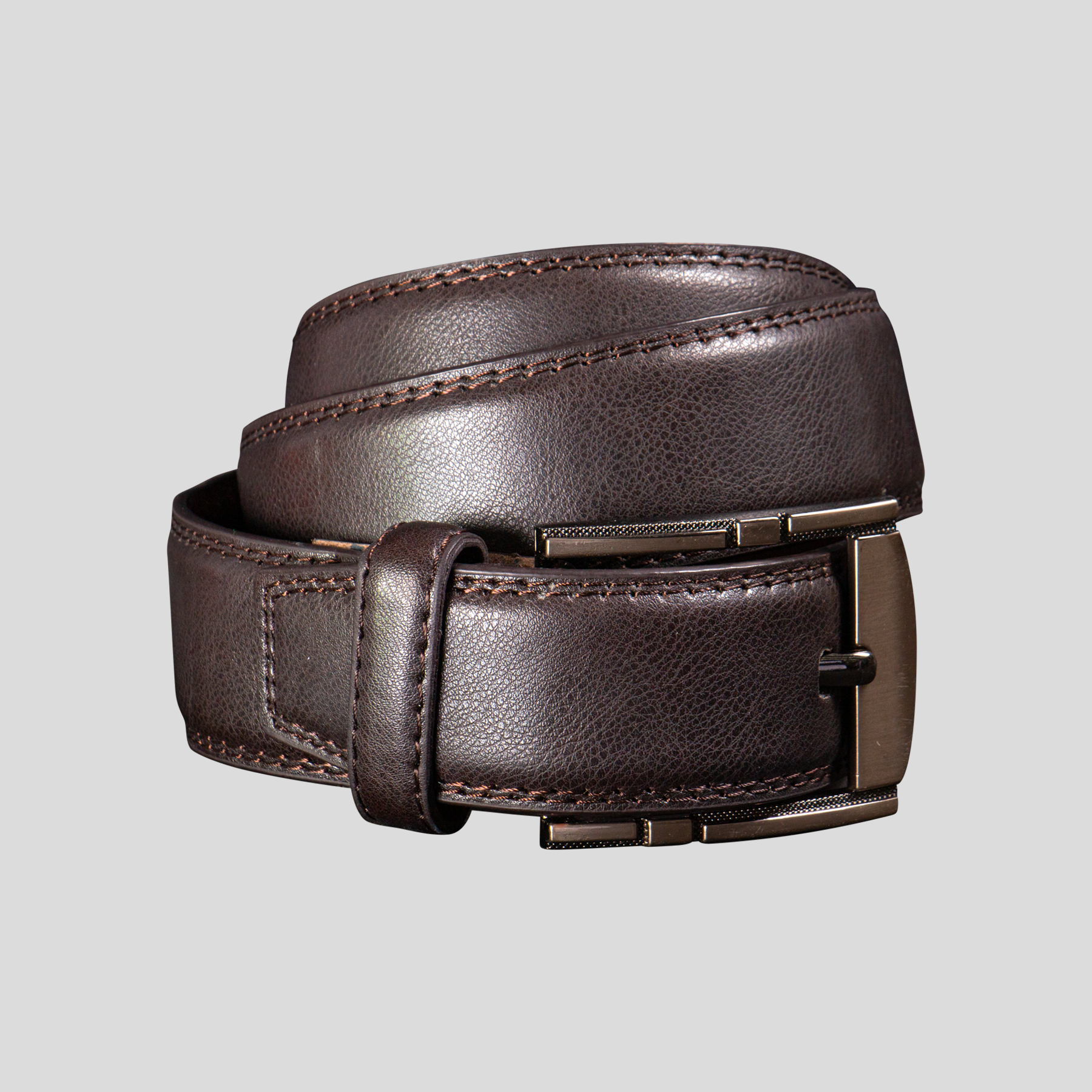 CINTURON LISO 40MM CAFE EX RA