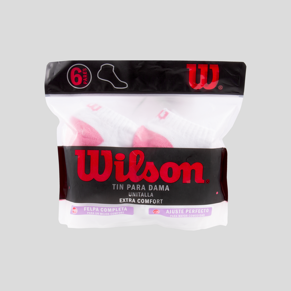 PAQUETE DE TINES 6 PZ WILSON PARA MUJER