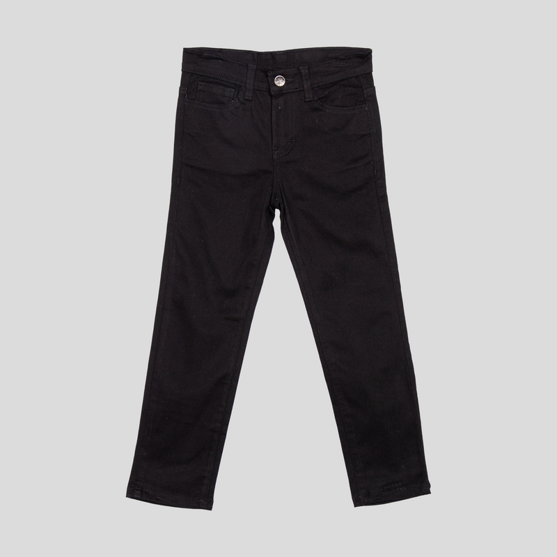 Pantalon negro gabardina sale