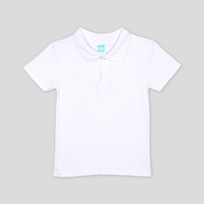 Camisa polo blanca niño on sale