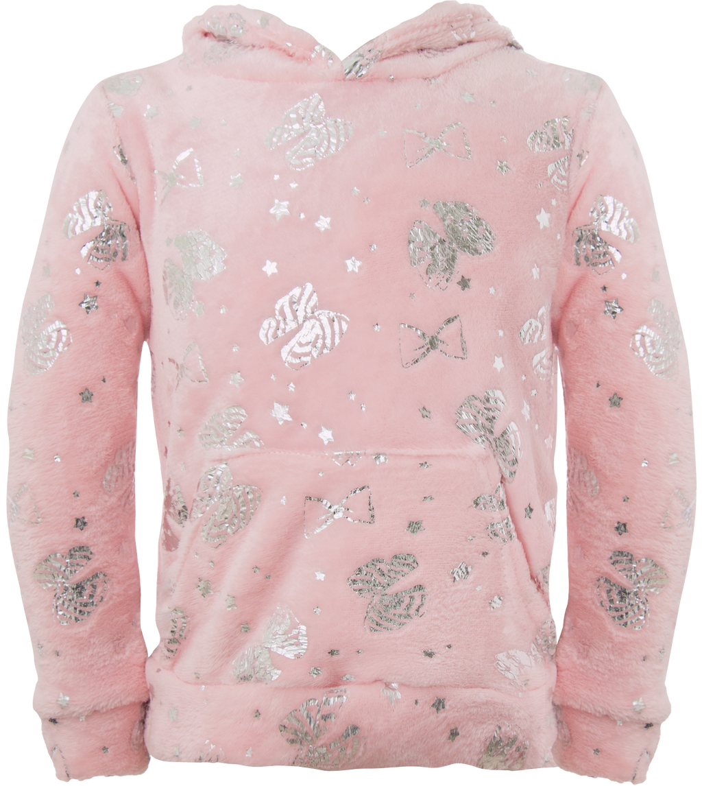 Sudadera Cerrada Estampada con Gorro para Niña