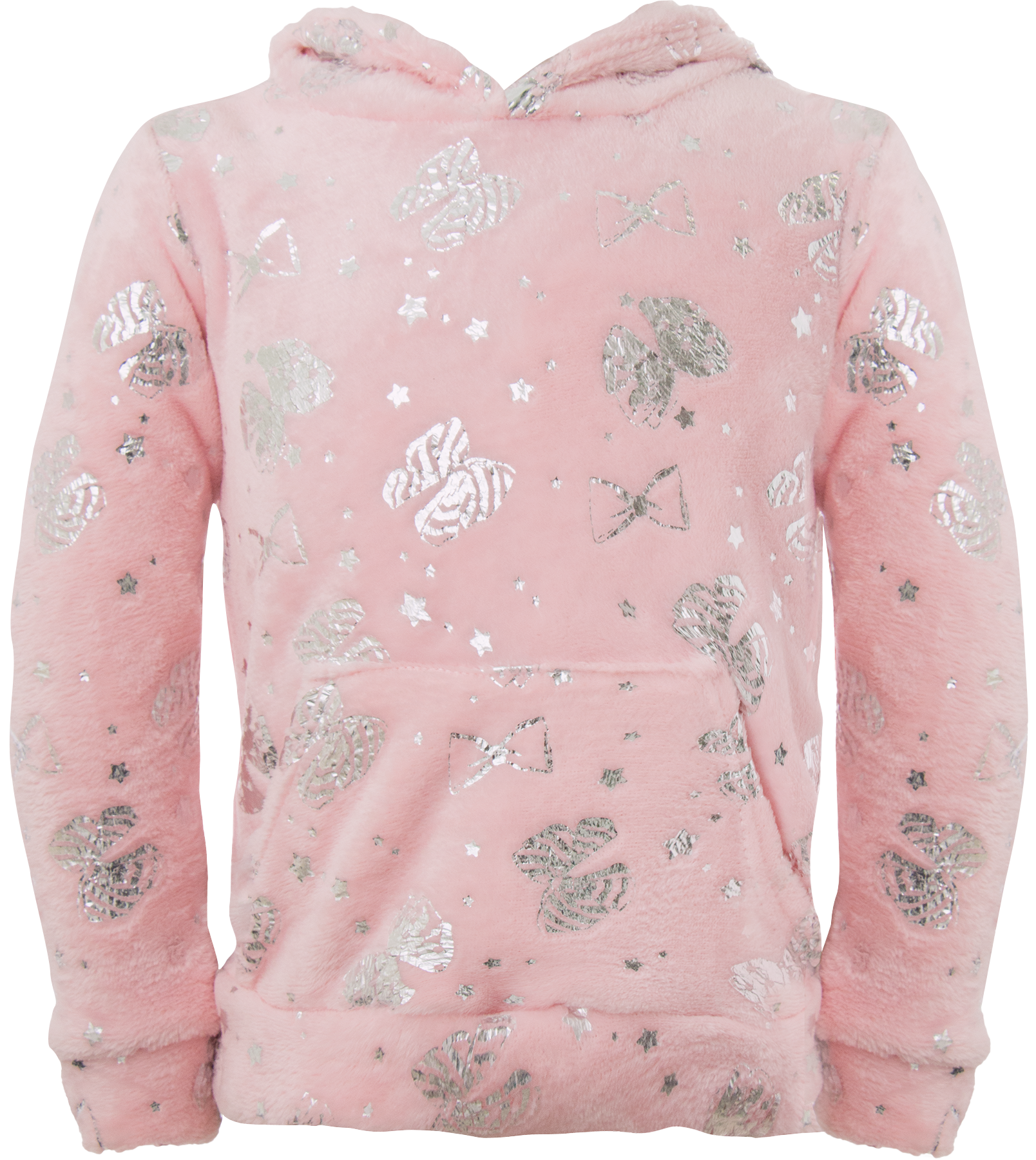 Sudadera Cerrada Estampada con Gorro para Niña