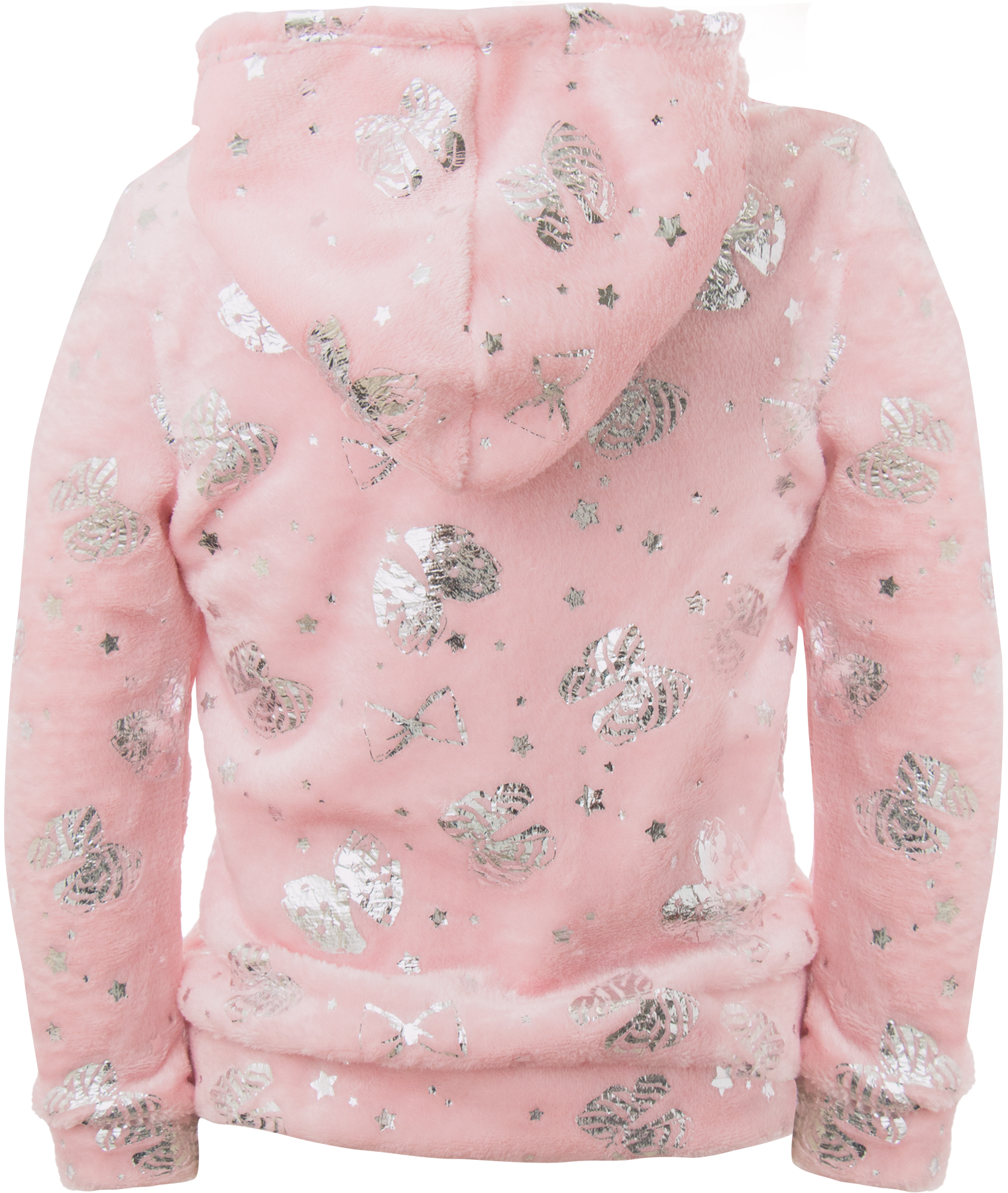 Sudadera Cerrada Estampada con Gorro para Niña