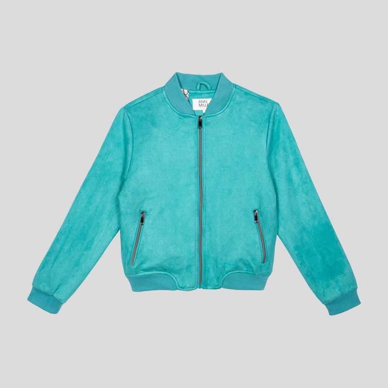 Chamarra Bomber Suede