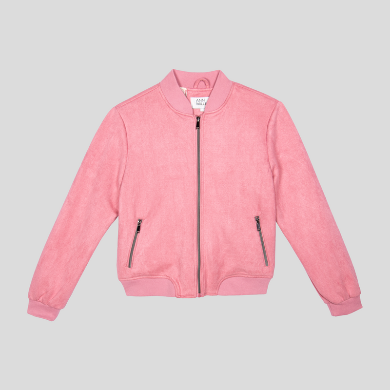 Chamarra Bomber Suede