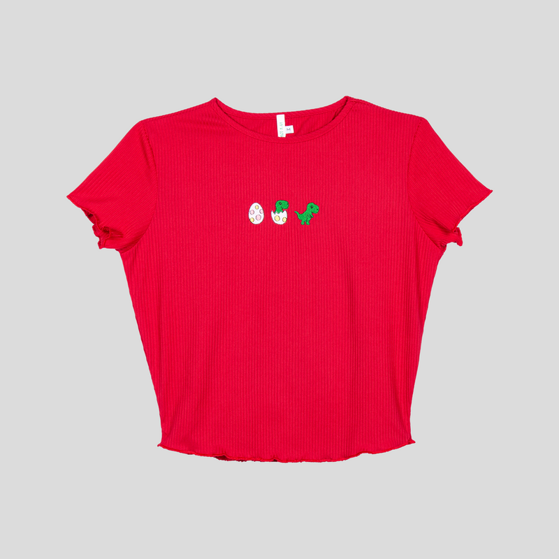 PLAYERA CON BORDADO PARA MUJER