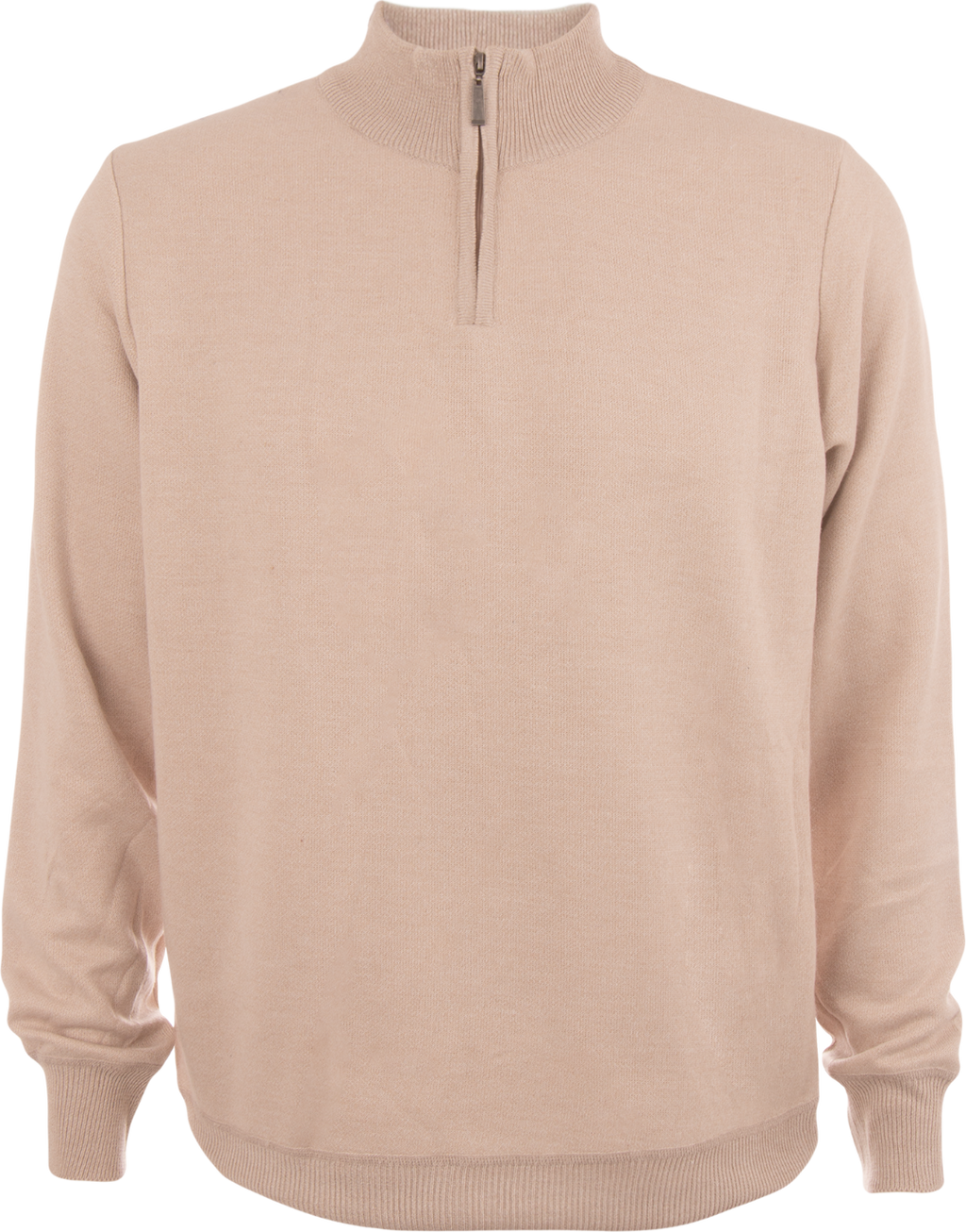 Suéter Medio Cierre Liso Caballero