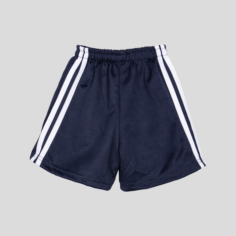 Short deportivo azul sale