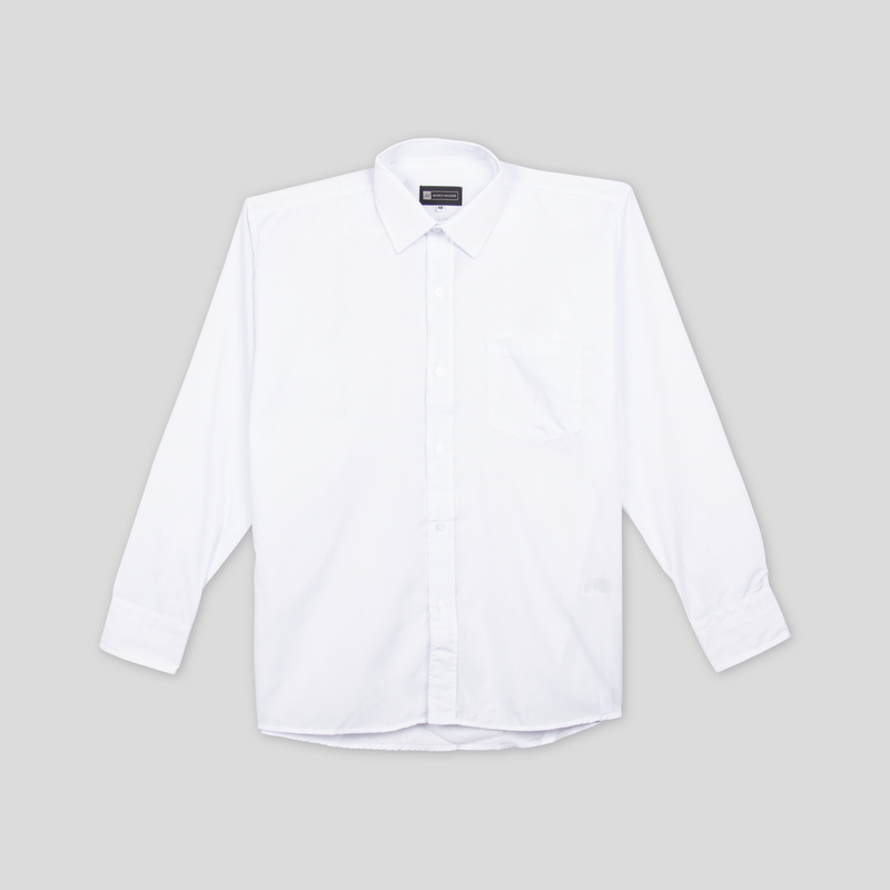 CAMISA LISA BLANCO M PARA HOMBRE