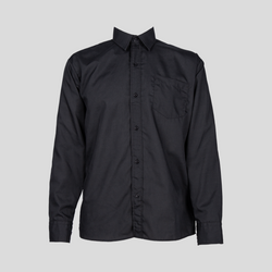 CAMISA LISA NEGRO CH PARA HOMBRE