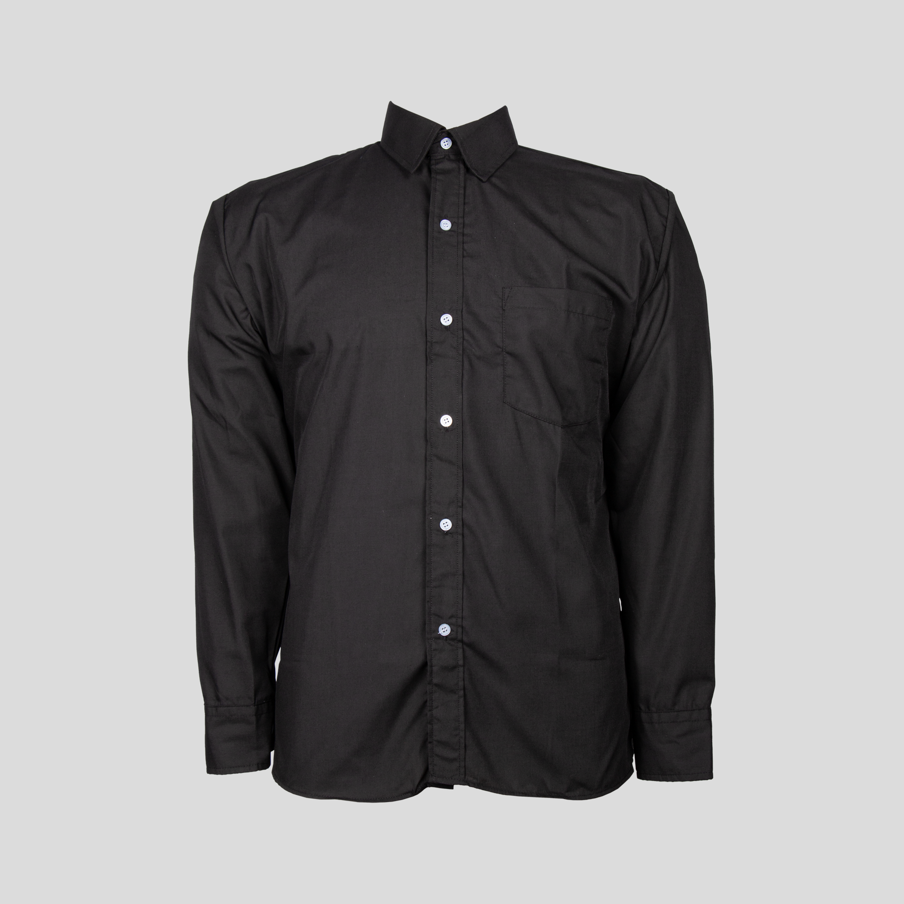 CAMISA ML LISA NEGRO M RA