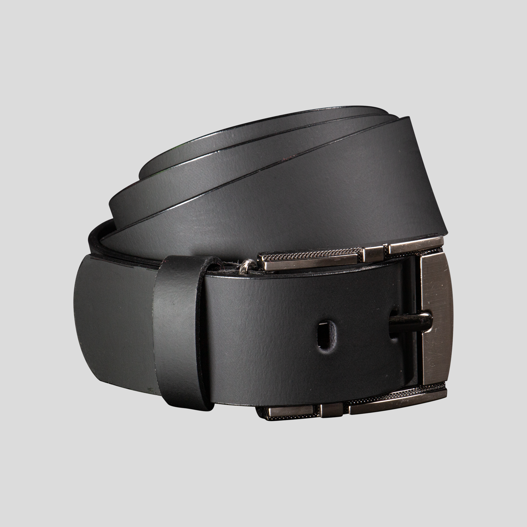 CINTURON LISO 40MM NGO M RA